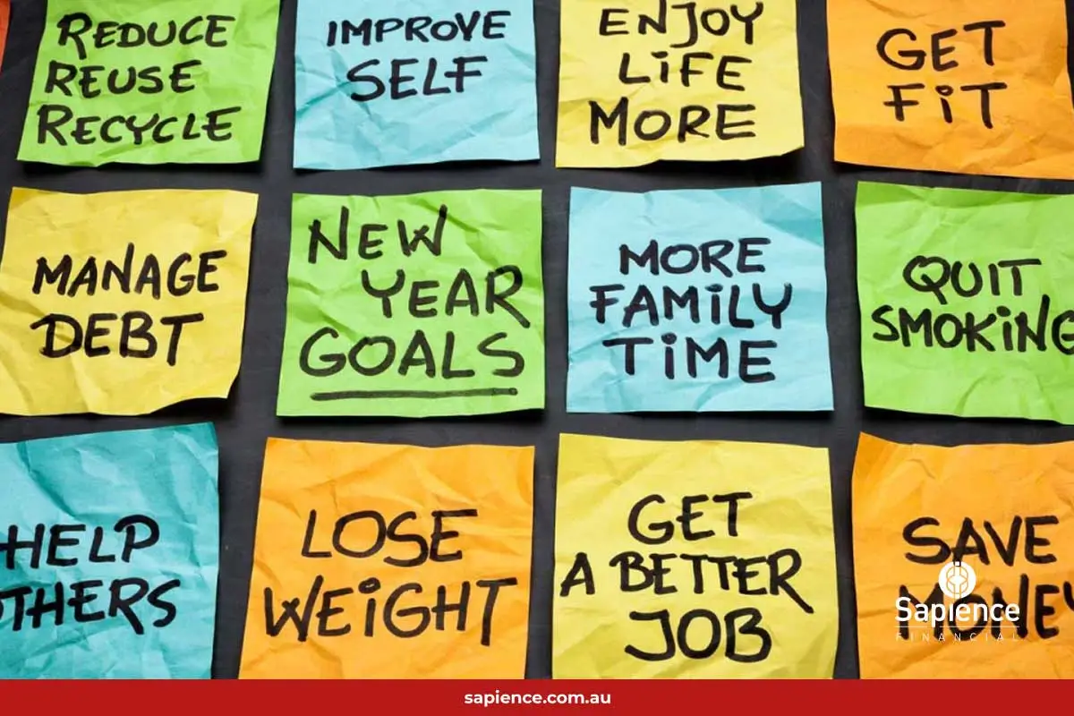 list of things to do on coloured sticky notes